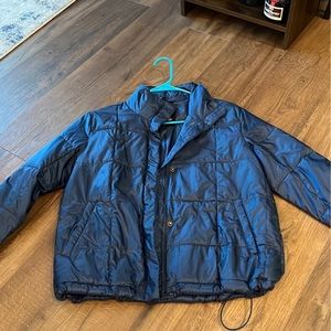 Madewell packable down jacket size XS blue